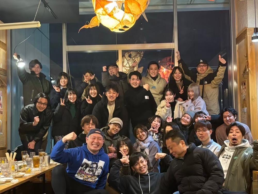 2024年1月27日　会員様と西新井大師店の2周年をお祝いしました。