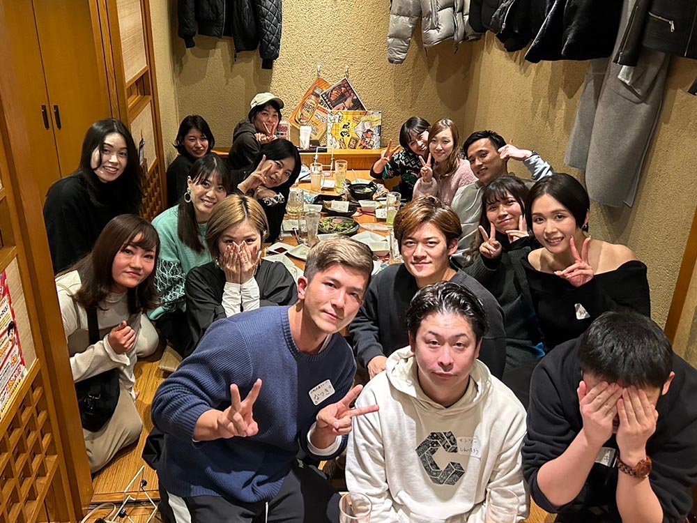 2023年12月　六町店で会員様と忘年会を開催しました。