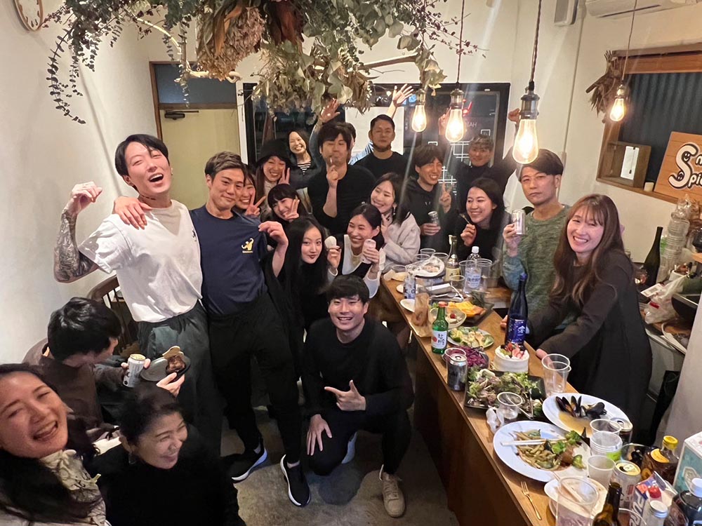 2022年12月3日　浅草店で会員様が運営されるスパイスカレー屋さんでスパイス・パティーの第二弾を開催しました。