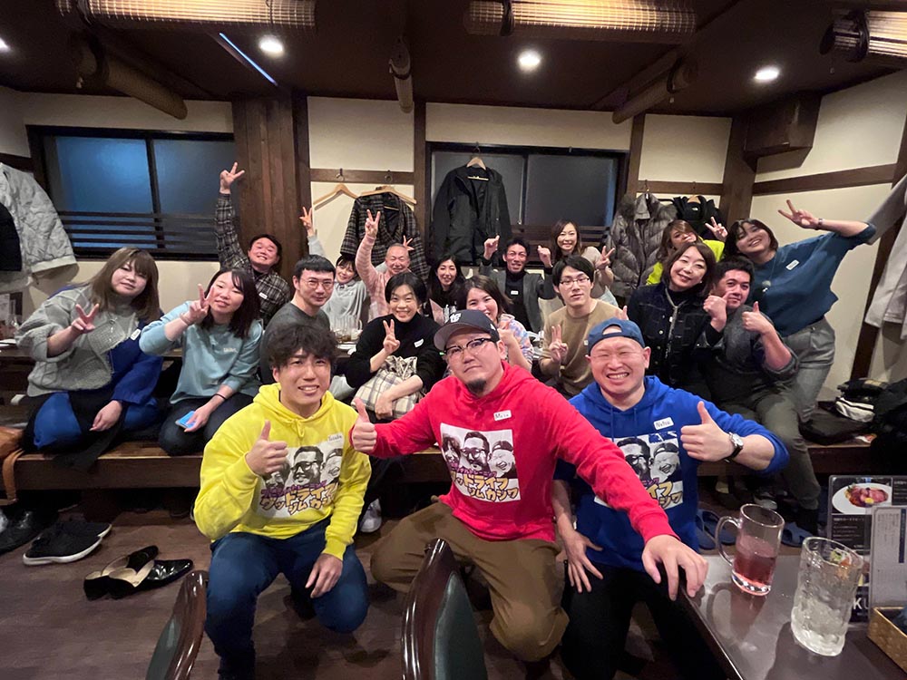 2024年2月3日　柏店で会員様と新年会を開催しました。