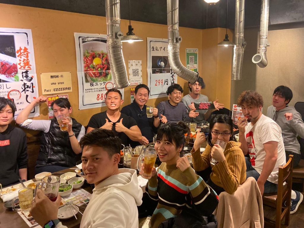 2019年12月11日　代々木　GOODLIFE GYM初忘年会